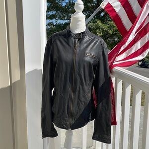 Genuine Leather Dick & Jane Jacket Size Large
